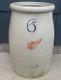 Antique Vintage 6 Gallon Red Wing Union Stoneware Butter Churn
