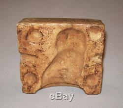 Antique Vtg 19th C 1800s Rare Stoneware Mold For 4 Pottery Redware Spaniel Dog