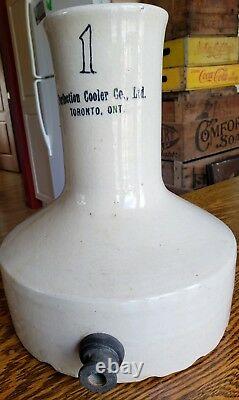 Antique Water Cooler perfection cooler toronto stoneware Crock no spigot