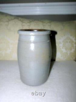 Antique West Virginia Merchant Stoneware Crock