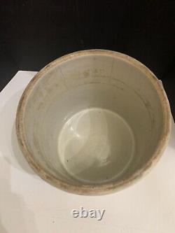 Antique Western Pottery Co Monmouth Illinois 5 Gallon Stoneware Crock Heavy