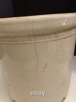 Antique Western Pottery Co Monmouth Illinois 5 Gallon Stoneware Crock Heavy