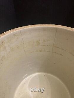 Antique Western Pottery Co Monmouth Illinois 5 Gallon Stoneware Crock Heavy