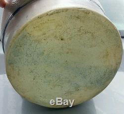 Antique Westerwald Salt Glazed Stoneware Crock Cobalt 7 Liter German