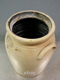 Antique c. 1876-93 Gardiner Stone Ware Manufactory Maine 2 Gal Crock, Stoneware