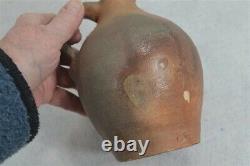 Antique early small ovoid jug crock 6 in stoneware rare 18th 19th c original