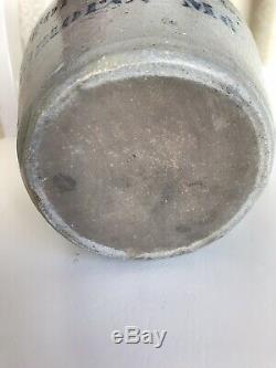 Baltimore Stenciled Salt-glazed Stoneware Crock Half Gallon