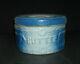 Beautiful Covered Blue & White Stoneware Cows & Fence Butter Crock