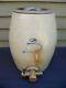 Blue Decorated Stoneware 3 Gallon Water Cooler Red Wing