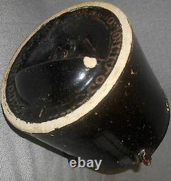 Circa 1885 W. R. & Co. PRIMITIVE ANTIQUE CHICKEN WATERER Stoneware Crock