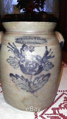 Cowden And Wilcox Rare Decorated Stoneware