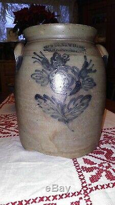 Cowden And Wilcox Rare Decorated Stoneware