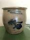 Cowden & Wilcox Stoneware Jar With Cobalt