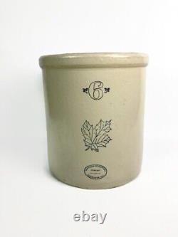 Crock Western Stoneware Company Antique Pottery Six Gallon