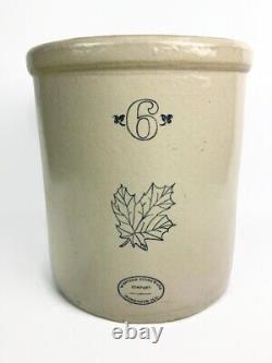 Crock Western Stoneware Company Antique Pottery Six Gallon