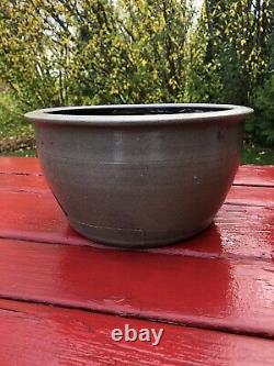 Dan Ack Mooresburg, PA Rare Decorated Stoneware Crock Bowl Circa 1860