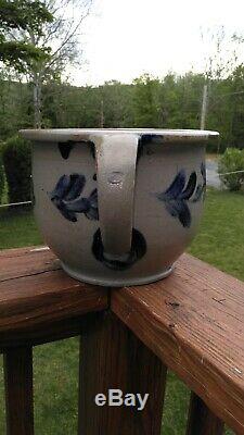 Decorated Stoneware Chamber Pot Baltimore