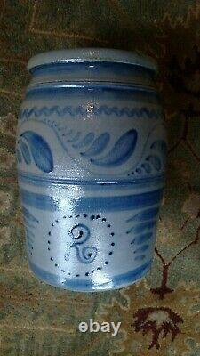 Decorated Stoneware crock. Greensboro Pa