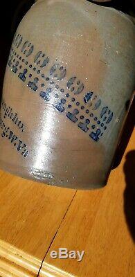 Donaghho Parkersburg West Virginia wv Ohio River Stoneware Jar crock