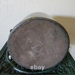 EARLY Western PA. Gray Stoneware 1/2 Gal Crock Canning Jar Wax Sealer Very Nice