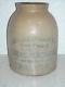 Early Salt Glazed Advertising Stoneware Merchant Jug Preserve Jar Chicago Ill