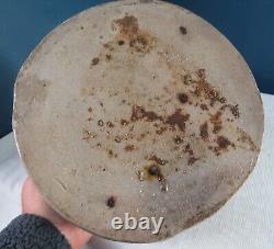 Early Stoneware Crock 4 Gal Origanal Found Condition