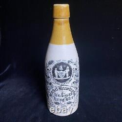 HINCKEL BREWING CO ALBANY, NY. Advertising Stoneware Bottle Bier Beer Crock