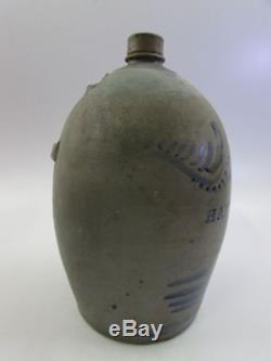 Hamilton & Jones, Greensboro Pa Antique C1866 Stoneware Crock Saltglazed #2 Jug