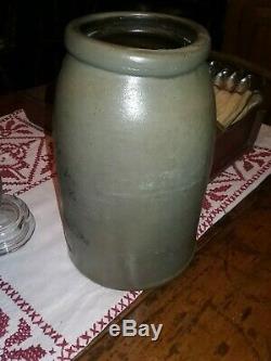 Hamilton Jones Western PA Decorated Stoneware Jar