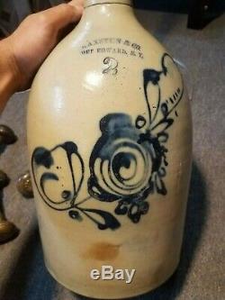 Haxton And Co Fort Edward Stoneware Crock Jug