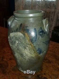 Huntingdon County PA decorated stoneware 1 gallon