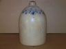 I. Isreal Seymour Antique 1809-1816 3-gallon Stoneware Saltglazed Crock/jug