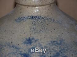 I. Isreal Seymour Antique 1809-1816 3-Gallon Stoneware Saltglazed Crock/Jug
