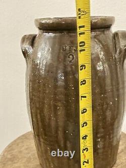 James Franklin Seagle JFS 2 Gallon Catawba North Carolina Jar Stoneware Crock