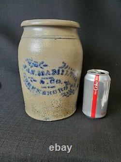 Jas. Hamilton & Co Greensboro, PA Stoneware Jar/Crock Decorated