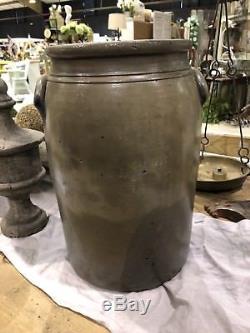 Jas Hamilton Greensboro PA 4 Gallon Stoneware Jar