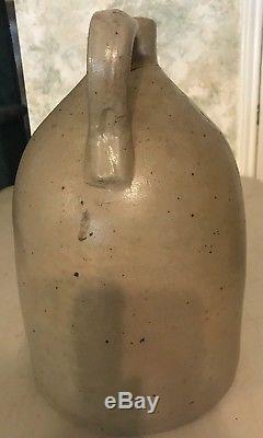John Nagle Boston Fort Edward NY 2 Stoneware Salt Glaze Stoneware Crock