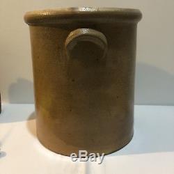 Jos. Bayer Washington Missouri Rare 6 Gallon Crock With Cobalt Stoneware