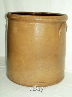 L@@K Antique 5 Gallon Bee Sting Stoneware Crock Nice Early Salt Glaze Pottery