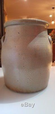 L@@k! Rare 1800's New York Stoneware Company 3 Gallon Crock Butterfly Jug Pot