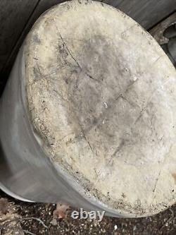 Large 20 GALLON Antique Stoneware Crock no cracks minor chips 19x23