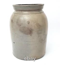 Large Antique Glazed Stoneware Preserve Storage Jar Crock 10 Gallon