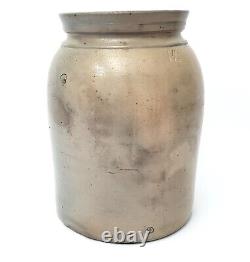 Large Antique Glazed Stoneware Preserve Storage Jar Crock 10 Gallon