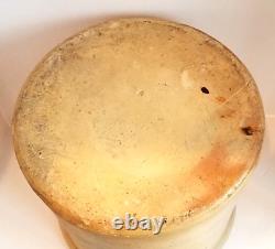 Late 19th c. Decorated S. B. Bosworth 4 gal Handled Decorated Salt Glazed Crock