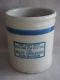 May's Groceries Kingsley, Ia Beater Jar Blue Decorated Stoneware Red Wing