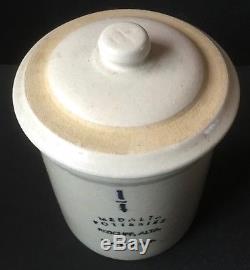 Medalta Stoneware 1/4 Gallon Lidded Crock