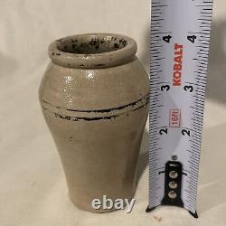 Miniature stoneware crock