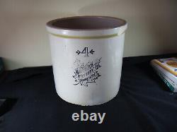 Monmouth Pottery 4 Gallon Crock with Lid