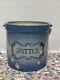 Monmouth Western Stoneware 3 Lb. Butter Crock. Marked 3 On The Bottom Blue