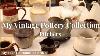 My Vintage Stoneware Pitcher Collection Hull Roseville Bauer